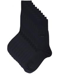 CDLP 10-Pack Bamboo Socks Navy Blue