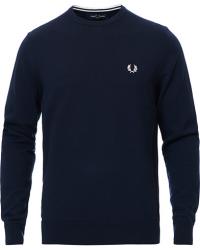 Fred Perry Classic Crew Neck Jumper Navy