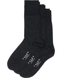 3-pack Airport Socks Anthracite Melange