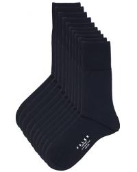 10-Pack Airport Socks Dark Navy