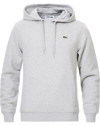 Lacoste Hoodie Silver Chine