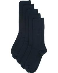 CDLP 5-Pack Bamboo Socks Navy Blue