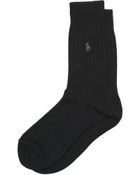 Polo Ralph Lauren 2-Pack Egyptian Cotton Socks Black