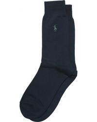 Polo Ralph Lauren 2-Pack Mercerized Cotton Socks Admiral Blue