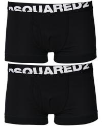 Dsquared2 2-Pack Cotton Stretch Trunk Black