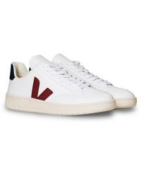 Veja V-12 Leather Sneaker White/Marsala Nautico