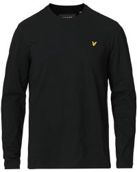 Lyle & Scott Long Sleeve Crew Neck T-Shirt Jet Black
