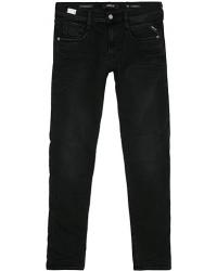 Replay Anbass Hyperflex Re-Used Jeans Washed Black