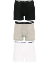 Polo Ralph Lauren 3-Pack Stretch Boxer Brief White/Black/Grey
