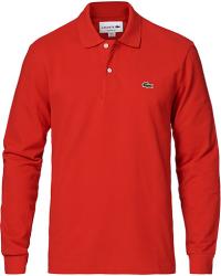 Lacoste Long Sleeve Polo Red