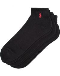 Polo Ralph Lauren 3-Pack Sport Quarter Socks Black