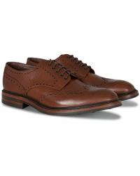 Loake 1880 Badminton Brogue Dark Brown Grain