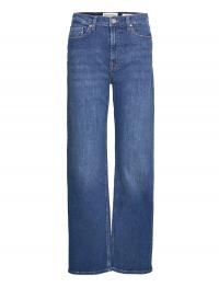 Brown Straight Jeans Wash Florence Tomorrow Blue