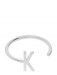 Ring A-Z Silver Design Letters Silver