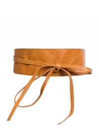 Pcvibs Leather Tie Waist Belt Pieces Brown