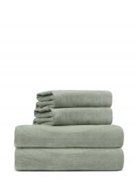 Towel 45X65Cm Rosemunde Green
