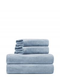 Organic Towel 95X140Cm Blue Rosemunde