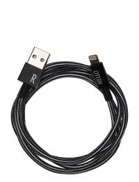 Charger Cable Iph A-Z Design Letters Black