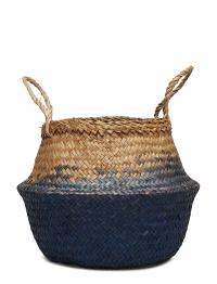Kiafillippa Basket, Blue, Seagrass Blue Bloomingville