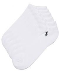 Polo Ralph Lauren 6-Pack Sneaker Socks White