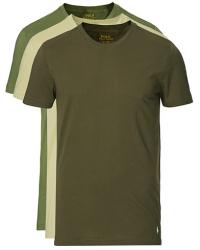3-Pack Crew Neck T-Shirt Green/Olive/Dark Gren
