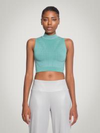 Wolford Apparel & Accessories > Clothing > Dametøj Shiny Grid Top Sleeveless