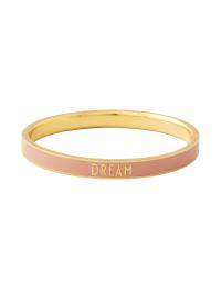 Word Candy Bangle Pink Design Letters