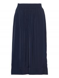 Recycled Polyester Culotte Trousers Blue Rosemunde