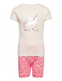 Kids 100% Organic Cotton Unicorn Pj Shorts Set GAP Patterned