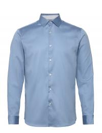 Slhslimflex-Park Shirt Ls B Selected Homme Blue