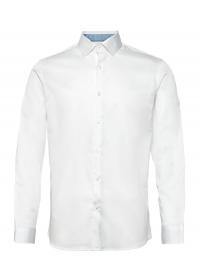 Slhslimflex-Park Shirt Ls B Selected Homme White