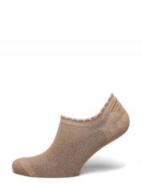 Pcsebby Glitter Sneaker 1Pack Socks Noos Beige Pieces