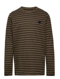 Timmi Kids Organic/Recycled L/S Stripe Tee Kronstadt Patterned