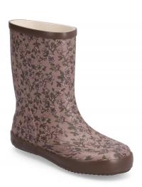 Rubber Boot Alpha Print Patterned Wheat