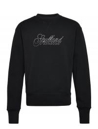 Hand Drawn Logo Sweatshirt Soulland Black