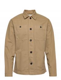 Slhloosenew-Tony Overshirt Ls W Selected Homme Brown