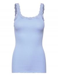 Silk Top W/ Lace Rosemunde Blue