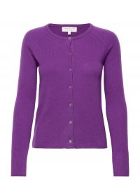 Wool & Cashmere Cardigan Purple Rosemunde