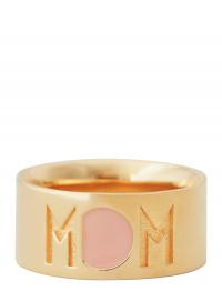 Mom Ring Gold Plated Design Letters Gold