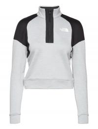 W Ma 1/4 Zip Flc Grey The North Face