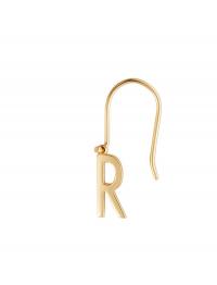 Initial Ear Hanger Gold Design Letters