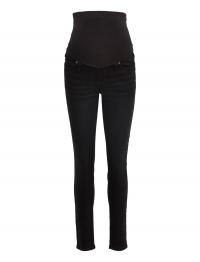 Maternity Full Panel Skinny Jeans With Washwell Black GAP