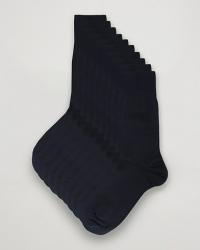 10-Pack Solid Care of Carl Sock Navy