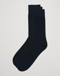 3-Pack Solid Care of Carl Sock Navy