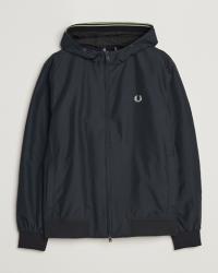 Fred Perry Hooded Brentham Jacket Night Green