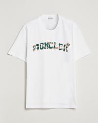 Moncler Camouflage Lettering T-Shirt White