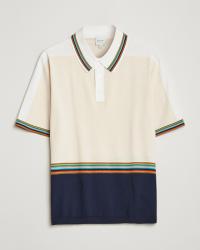 Paul Smith Organic cotton Knitted Polo White