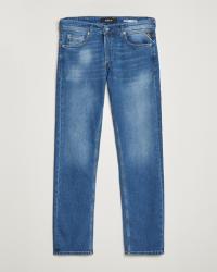 Replay Grover Straight Fit Stretch Jeans Medium Blue