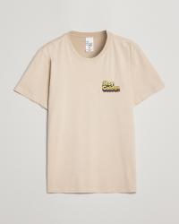 Nudie Jeans Roy Logo Crew Neck T-Shirt Cream