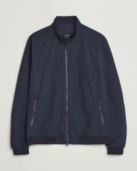 Scandinavian Edition Plain Waterproof Jacket Midnight Blue